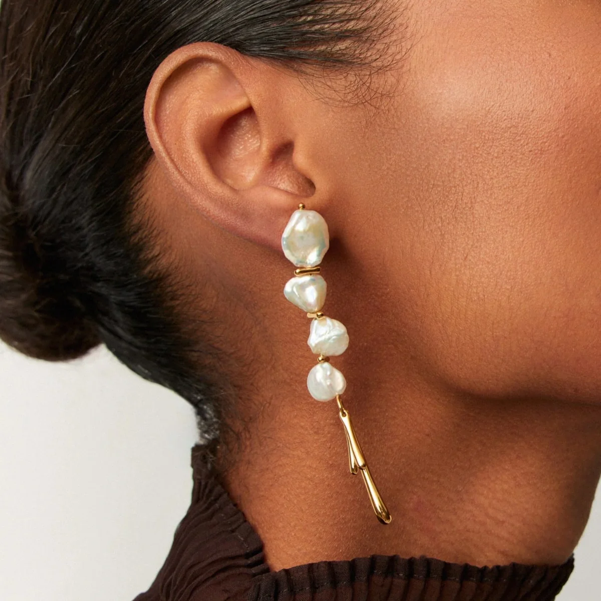 Lilia Pearl Angelic Earrings - تصویر 2